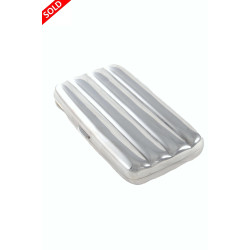 Edwardian Silver Cigar Case (4 Cigar) - 1910 Edwardian Silver Cigar Case (4 Cigar) - 1910