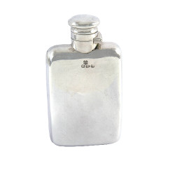 Victorian Silver Hip Flask – Chester 1895 Victorian Silver Hip Flask – Chester 1895