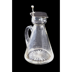 Antique Silver Mounted Whisky Noggin 1914
