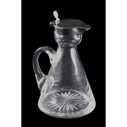 Edwardian Silver Mounted Whisky Noggin 1907