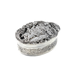 Edwardian Silver Potpourri Box 1902