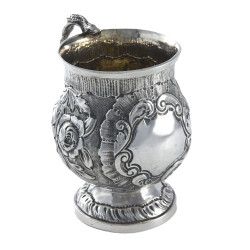 George IV Silver Christening Tankard 1827 George IV Silver Christening Tankard 1827