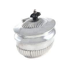 Victorian Silver Tea Caddy 1898