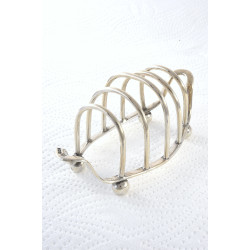 George VI Silver Toast Rack (4 Slice) 1939